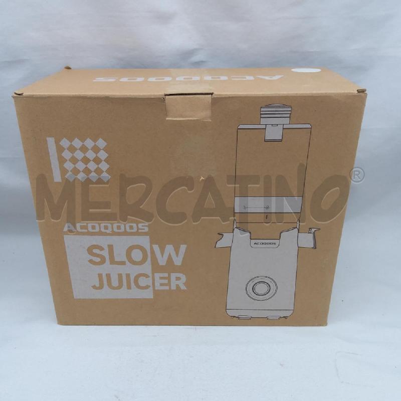 ESTRATTORE SLOW JUICER ACOQOOS MAI USATO | Mercatino dell'Usato San maurizio canavese 3