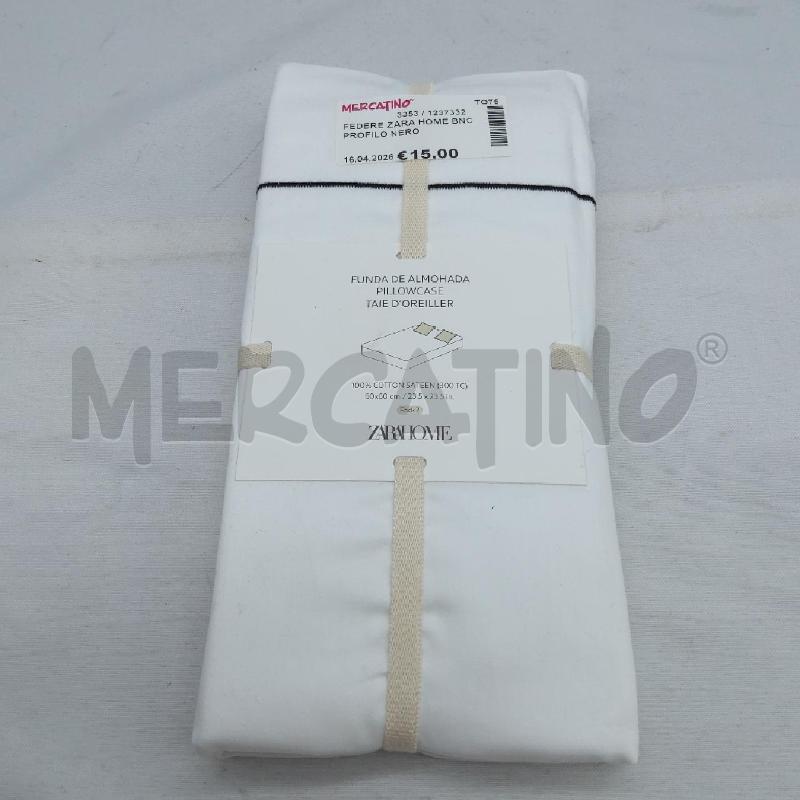 FEDERE ZARA HOME BNC PROFILO NERO  | Mercatino dell'Usato San maurizio canavese 1
