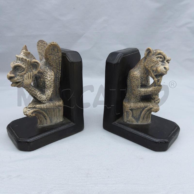 FERMA LIBRI GARGOYLE NOTRE DAME BASE NERO | Mercatino dell'Usato San maurizio canavese 1