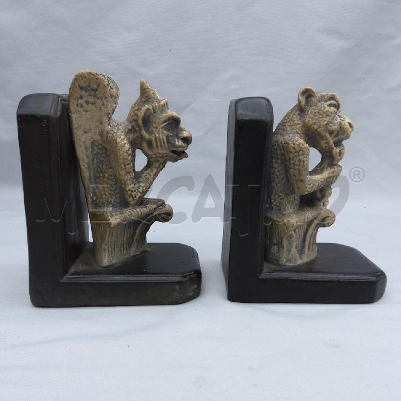 FERMA LIBRI GARGOYLE NOTRE DAME BASE NERO | Mercatino dell'Usato San maurizio canavese 2