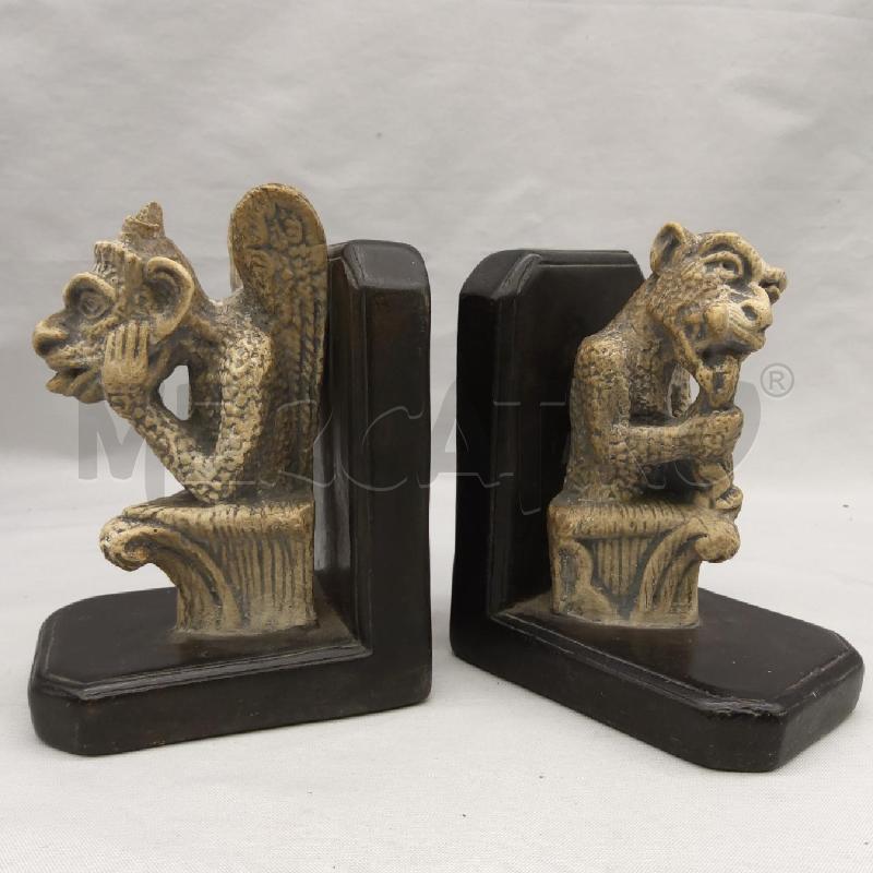 FERMA LIBRI GARGOYLE NOTRE DAME BASE NERO | Mercatino dell'Usato San maurizio canavese 4
