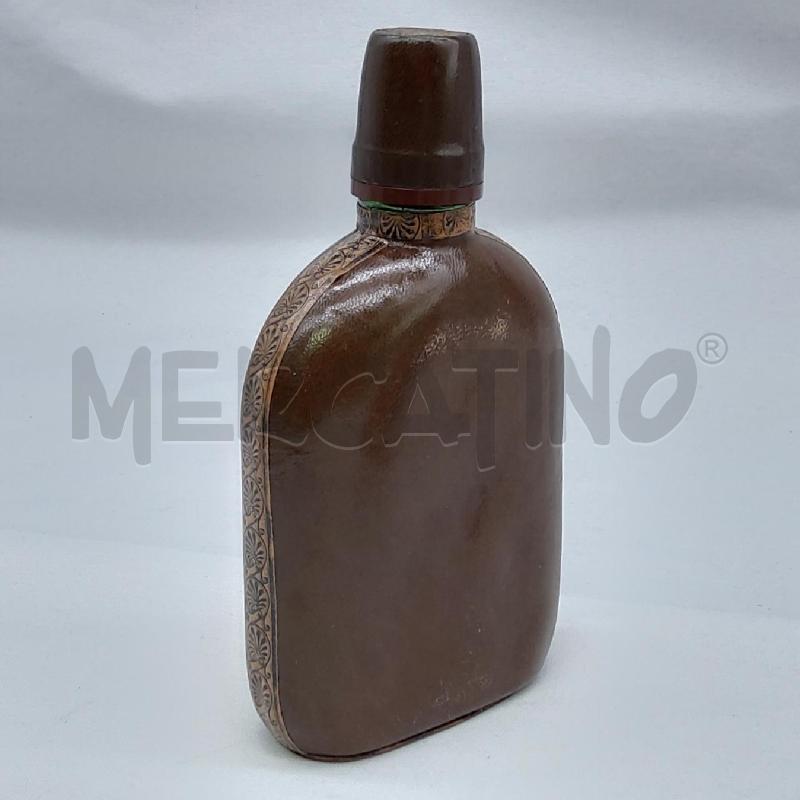 FIASCHETTA RIVESTITA PELLE FIORE+SC 187 | Mercatino dell'Usato San maurizio canavese 3