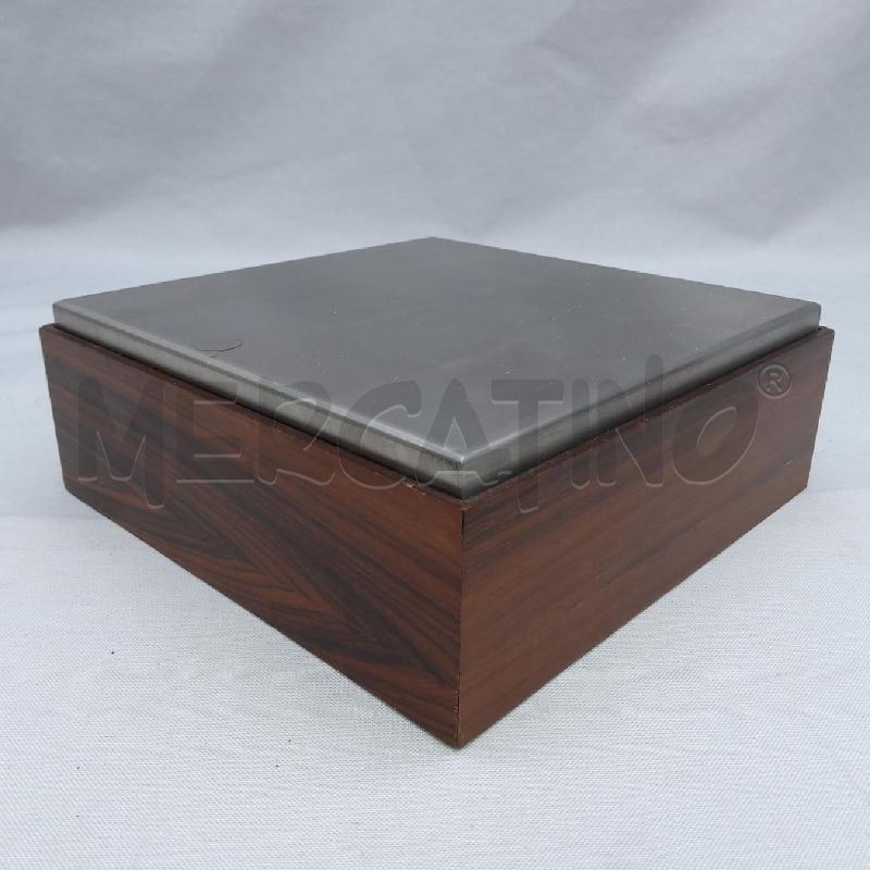 FICHES CARTE DADI IN SCATOLA LEGNO COPERCHIO ACCIAIO | Mercatino dell'Usato San maurizio canavese 3