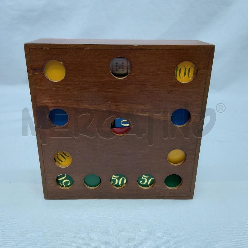 FICHES CARTE DADI IN SCATOLA LEGNO COPERCHIO ACCIAIO | Mercatino dell'Usato San maurizio canavese 4