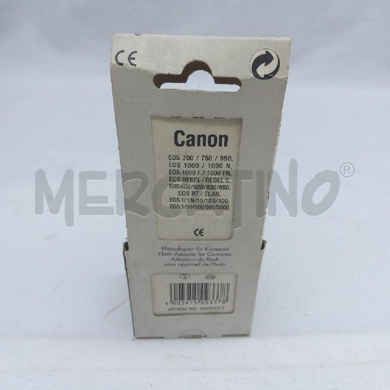 FLASH ADAPTER METZ CANON | Mercatino dell'Usato San maurizio canavese 3