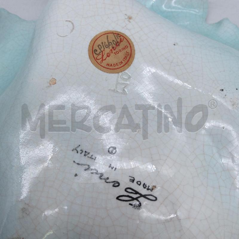 FOGLIA PLATANO CERAMICA LENCI VERDINA  | Mercatino dell'Usato San maurizio canavese 5