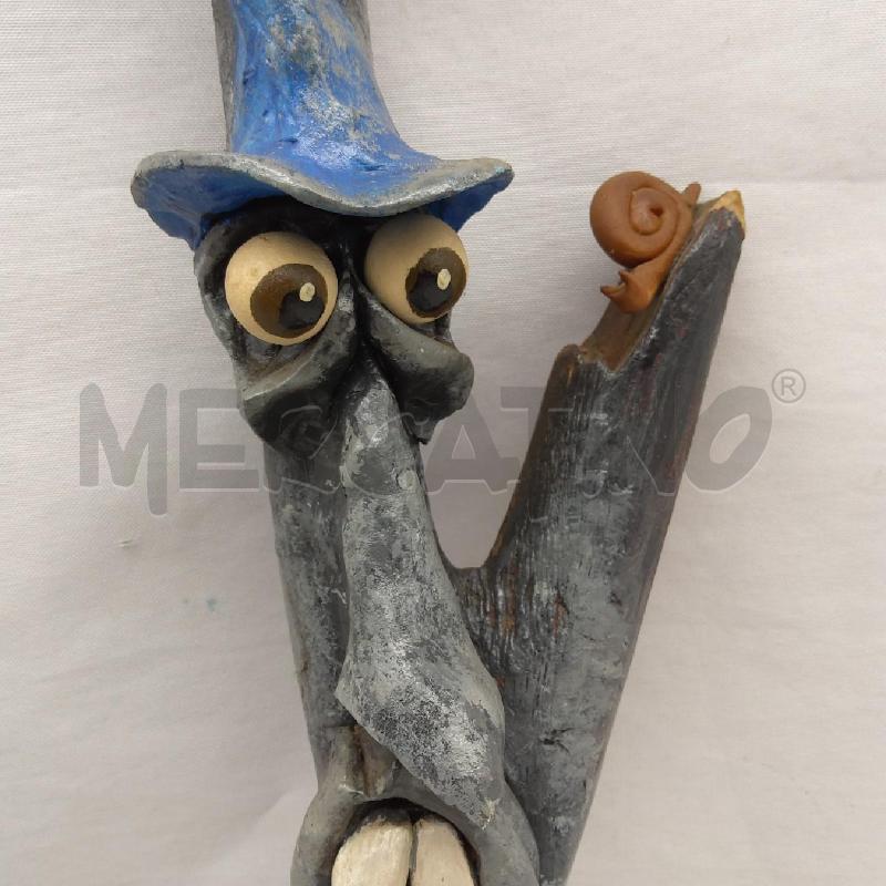 FOLLETTO BOSCO SDENTATO APPENDERE LEGNO ARTIGIANALE | Mercatino dell'Usato San maurizio canavese 3