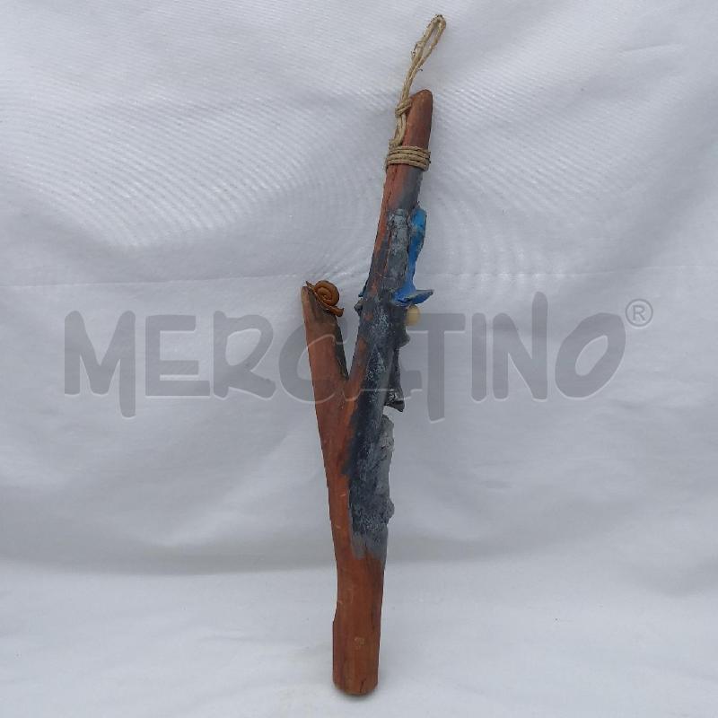 FOLLETTO BOSCO SDENTATO APPENDERE LEGNO ARTIGIANALE | Mercatino dell'Usato San maurizio canavese 4