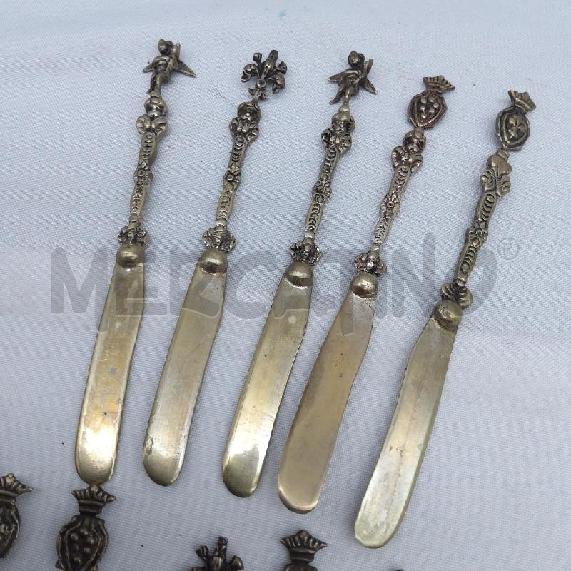 FORCHETTINE PZ. 6 + 5 CUCCHIAINI STEMMI | Mercatino dell'Usato San maurizio canavese 2