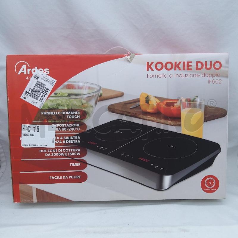FORNELLO INDUZIONE KOOKIE DUO 1F602 ARDES | Mercatino dell'Usato San maurizio canavese 1