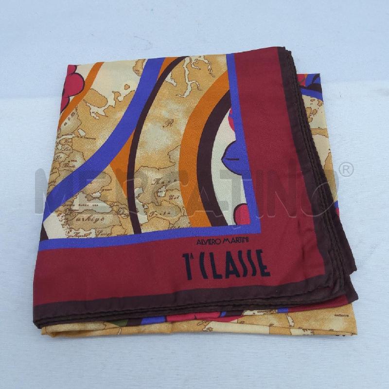 FOULARD PRIMACLASSE ALVIERO MARTINI GEO VIOLA BORDEAUX  | Mercatino dell'Usato San maurizio canavese 1