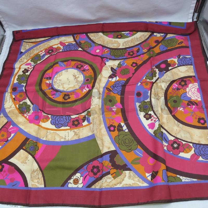 FOULARD PRIMACLASSE ALVIERO MARTINI GEO VIOLA BORDEAUX  | Mercatino dell'Usato San maurizio canavese 3