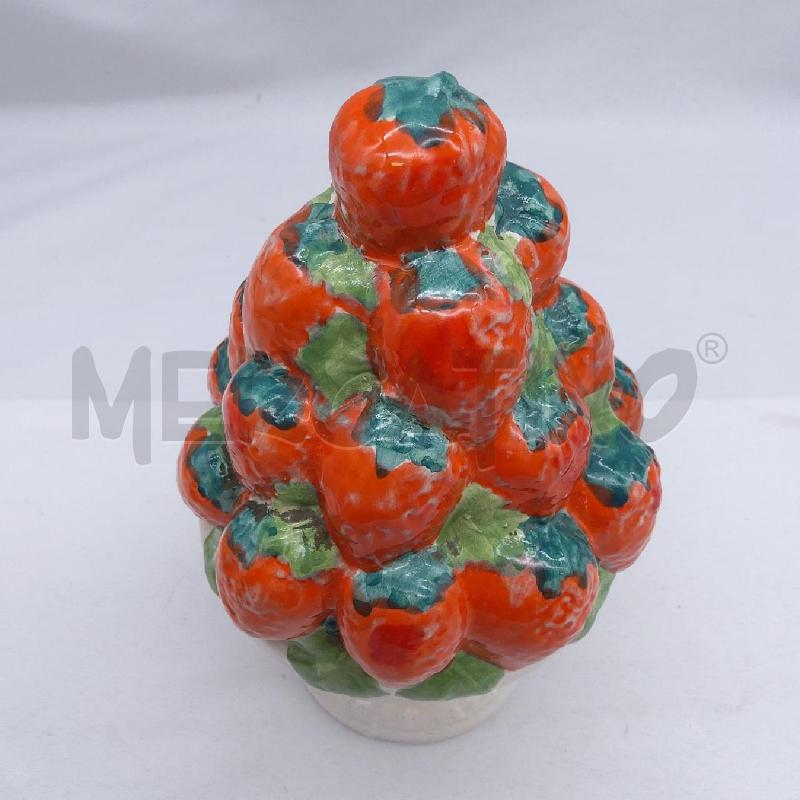 FRAGOLE CERAMICA SU ALZATINA DECORATIVE ITALY | Mercatino dell'Usato San maurizio canavese 2