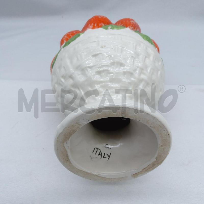 FRAGOLE CERAMICA SU ALZATINA DECORATIVE ITALY | Mercatino dell'Usato San maurizio canavese 3