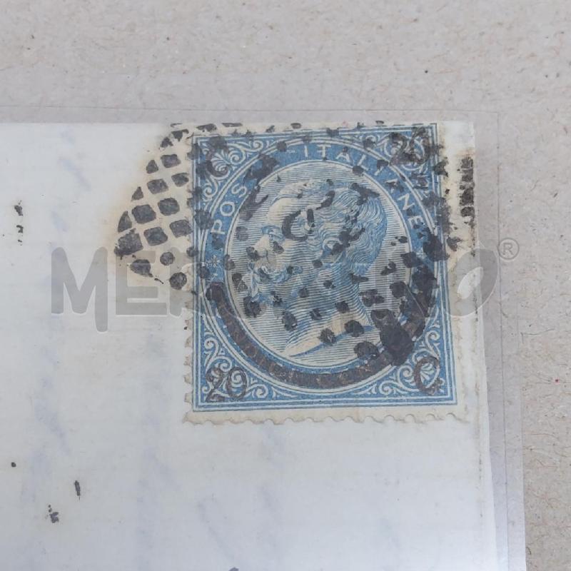 FRANCOBOLLO BUSTE FERRO DI CAVALLO 1866 VIAGGIATO  | Mercatino dell'Usato San maurizio canavese 4