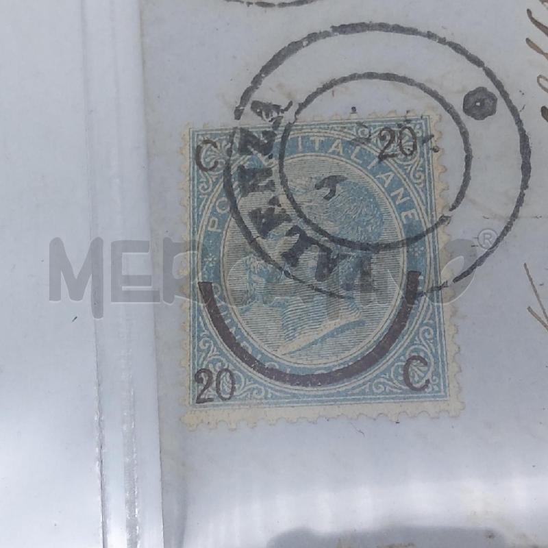 FRANCOBOLLO FINE 1800 VIAGGIATO FERRO DI CAVALLO | Mercatino dell'Usato San maurizio canavese 3