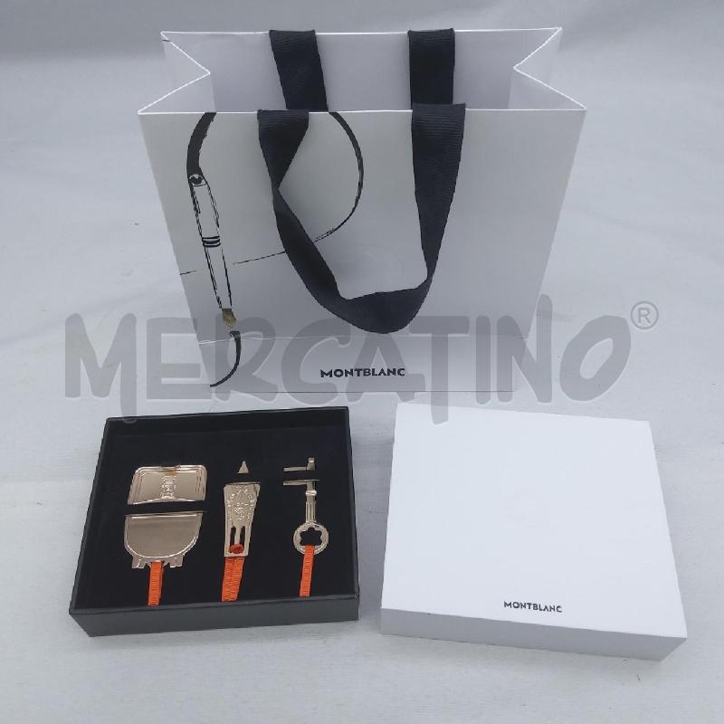 GADGET MONTBLANC PZ 3 DORATI + CONFEZIONE | Mercatino dell'Usato San maurizio canavese 1