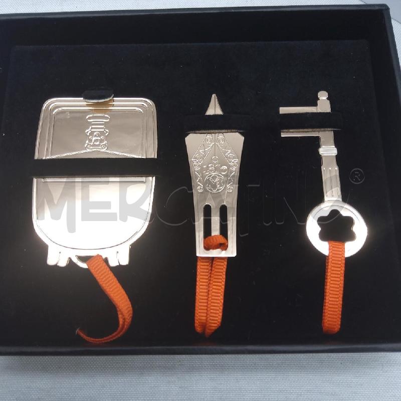 GADGET MONTBLANC PZ 3 DORATI + CONFEZIONE | Mercatino dell'Usato San maurizio canavese 3