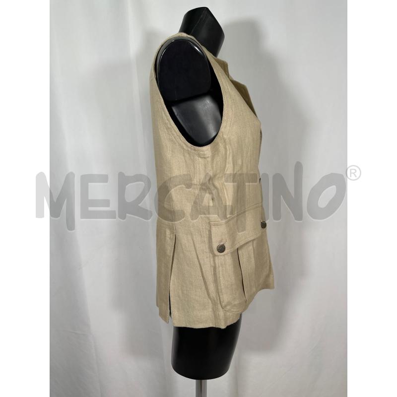 GILET DONNA PURO LINO PENNYBLACK SABBIA  | Mercatino dell'Usato San maurizio canavese 2