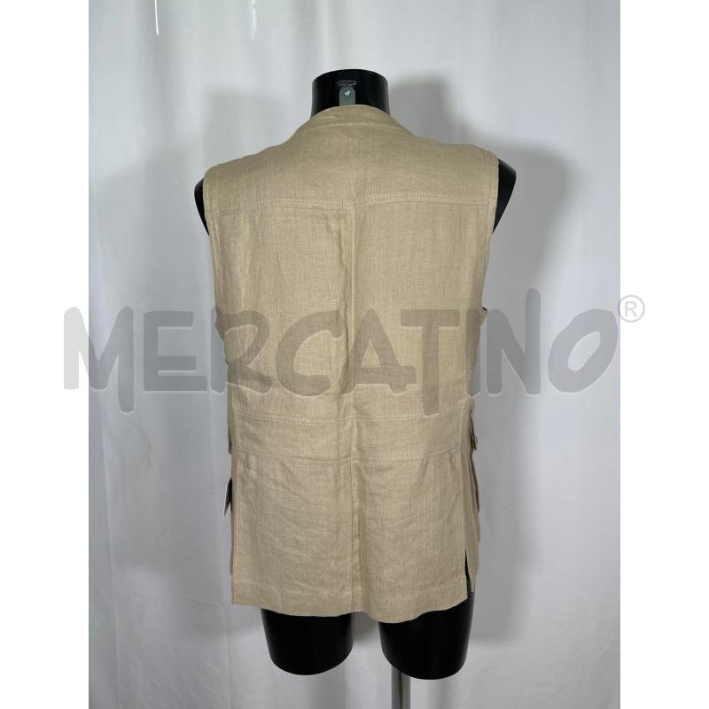 GILET DONNA PURO LINO PENNYBLACK SABBIA  | Mercatino dell'Usato San maurizio canavese 3