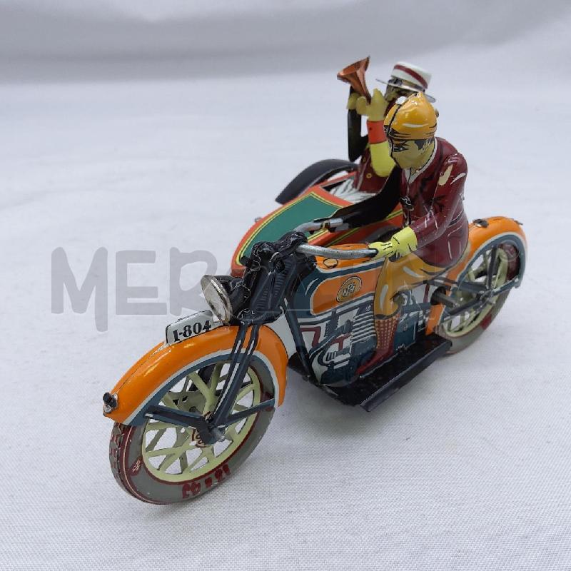 GIOCATTOLI LATTA RIPROD MOTO SIDECAR ARANCIO | Mercatino dell'Usato San maurizio canavese 1