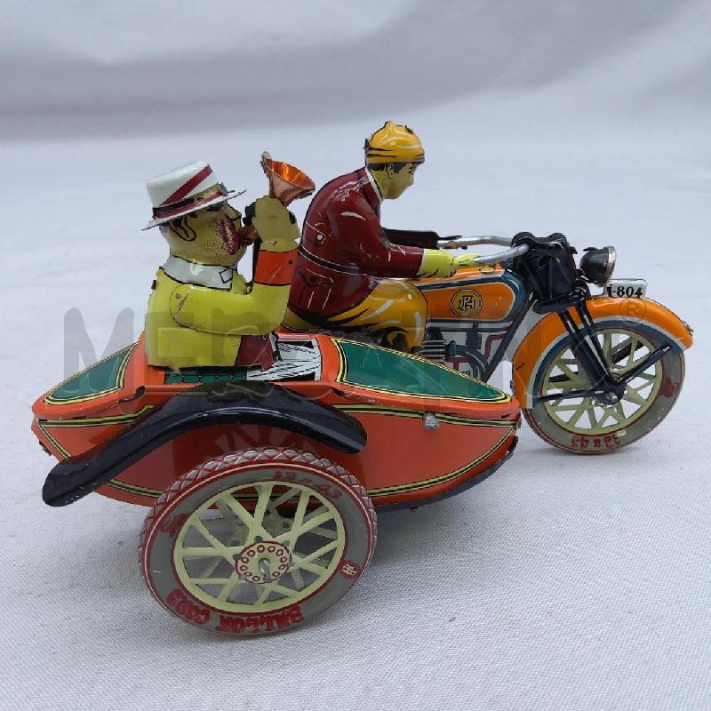 GIOCATTOLI LATTA RIPROD MOTO SIDECAR ARANCIO | Mercatino dell'Usato San maurizio canavese 2