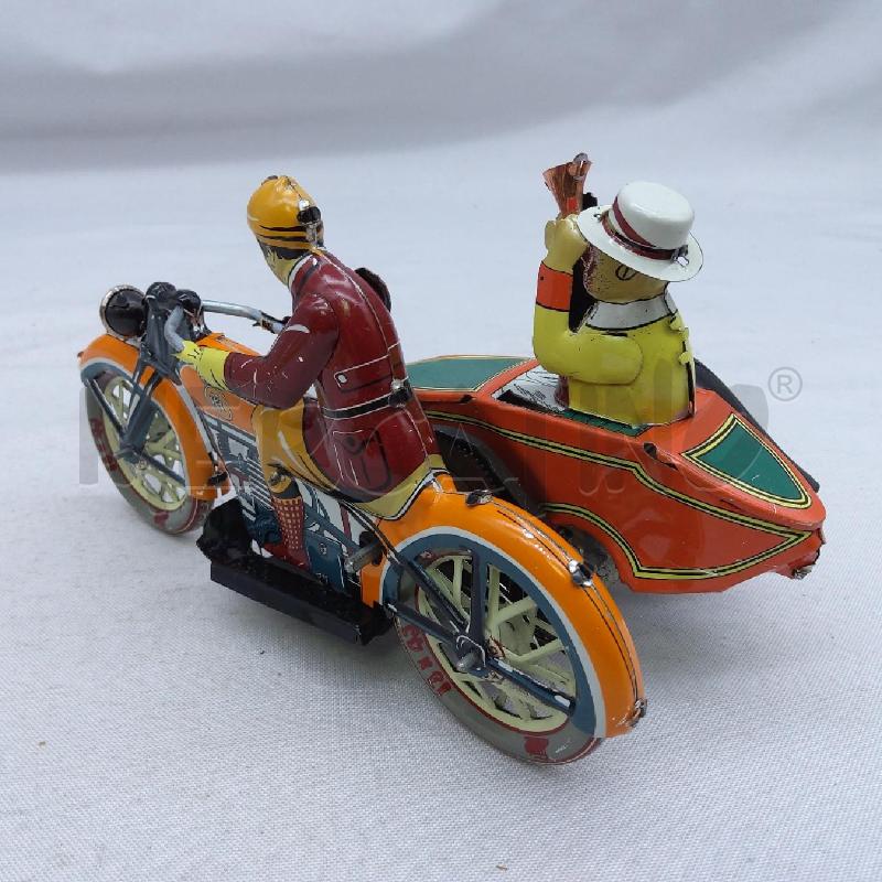 GIOCATTOLI LATTA RIPROD MOTO SIDECAR ARANCIO | Mercatino dell'Usato San maurizio canavese 3