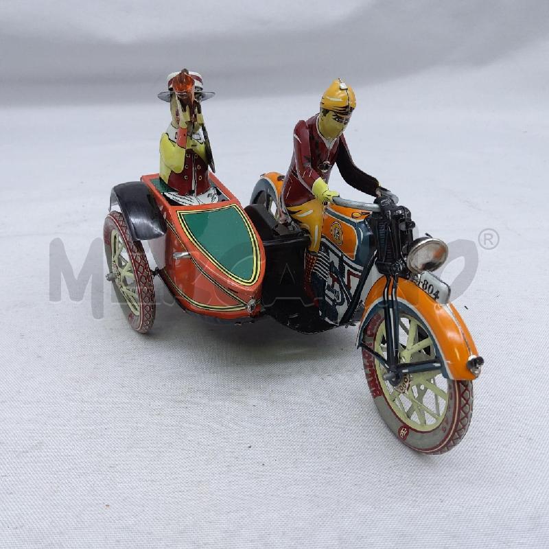 GIOCATTOLI LATTA RIPROD MOTO SIDECAR ARANCIO | Mercatino dell'Usato San maurizio canavese 4