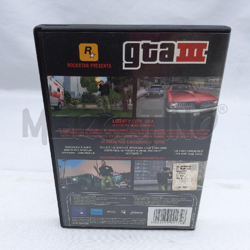 GIOCO COMPUTER GTA III | Mercatino dell'Usato San maurizio canavese 2