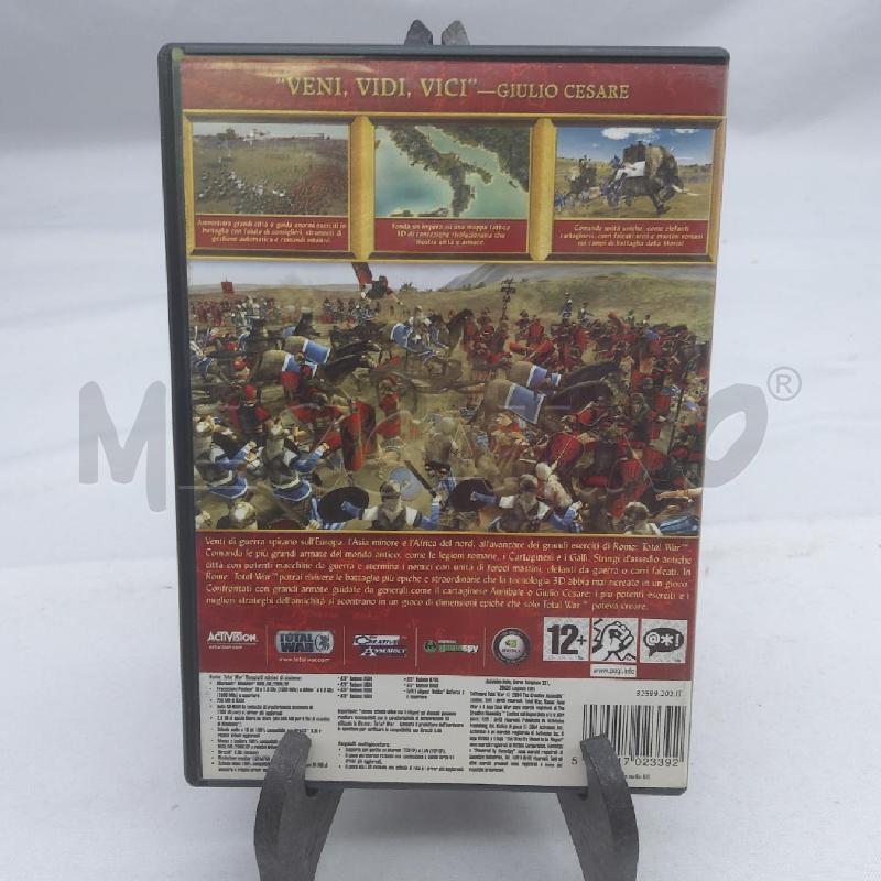 GIOCO COMPUTER ROME TOTAL WAR | Mercatino dell'Usato San maurizio canavese 2