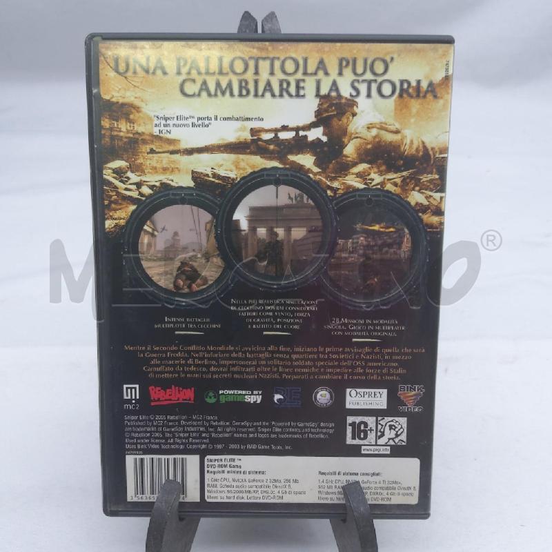 GIOCO COMPUTER SNIPER ELITE | Mercatino dell'Usato San maurizio canavese 2