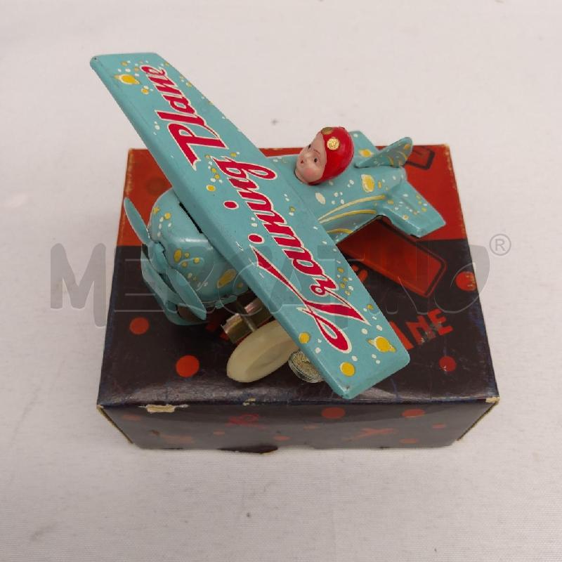 GIOCO DI LATTA AEREOPLANO CELESTE TRAINING PLANE | Mercatino dell'Usato San maurizio canavese 1