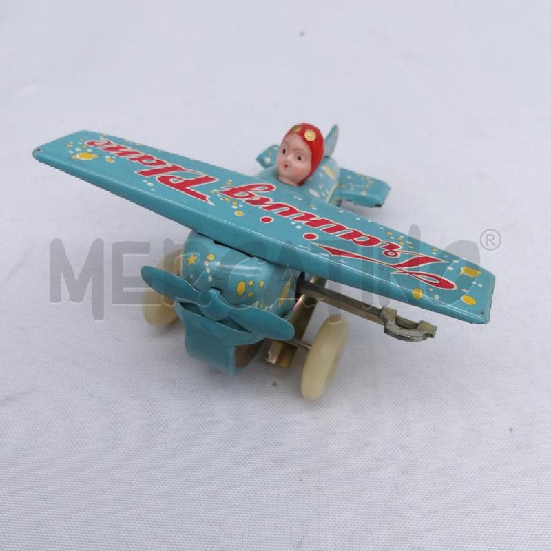 GIOCO DI LATTA AEREOPLANO CELESTE TRAINING PLANE | Mercatino dell'Usato San maurizio canavese 3