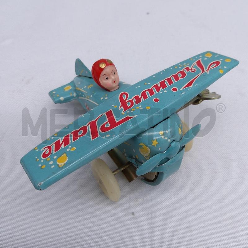 GIOCO DI LATTA AEREOPLANO CELESTE TRAINING PLANE | Mercatino dell'Usato San maurizio canavese 4