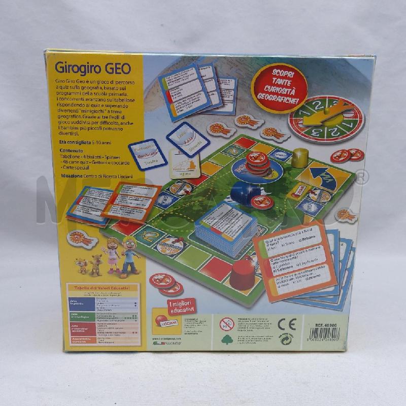 GIOCO GIROGEO LISCIANI NUOVO INCELLOPHANATO | Mercatino dell'Usato San maurizio canavese 3