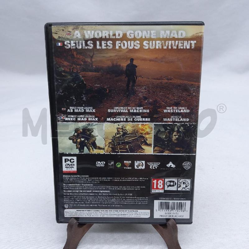 GIOCO PC  MAD MAX | Mercatino dell'Usato San maurizio canavese 2