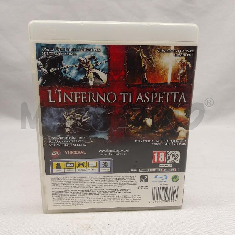 GIOCO PS3 DANTE'S INFERNO | Mercatino dell'Usato San maurizio canavese 2