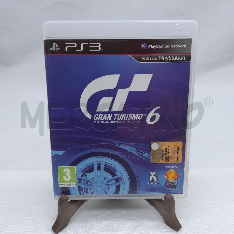 GIOCO PS3 GRAN TURISMO 6 | Mercatino dell'Usato San maurizio canavese 1