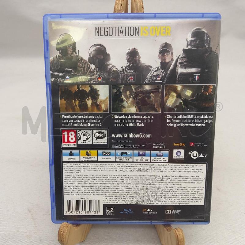 GIOCO PS4 RAINBOW SIX SIEGE | Mercatino dell'Usato San maurizio canavese 2