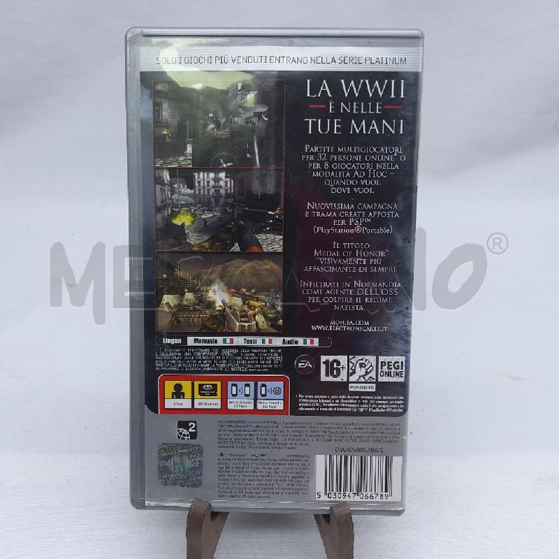 GIOCO PSP MEDAL OF HONOR HEROES 2 | Mercatino dell'Usato San maurizio canavese 2