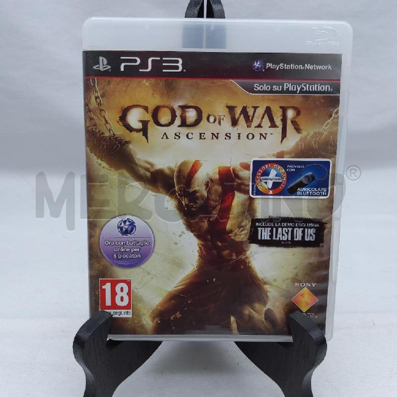 GIOCO PS 3 GOD OF WAR ASCENSION | Mercatino dell'Usato San maurizio canavese 1