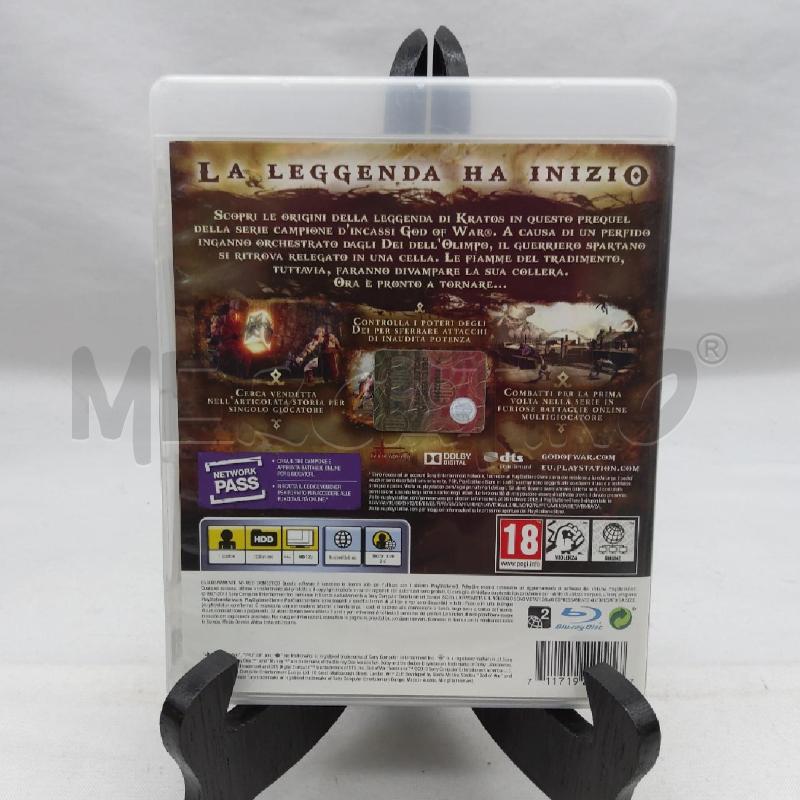 GIOCO PS 3 GOD OF WAR ASCENSION | Mercatino dell'Usato San maurizio canavese 2