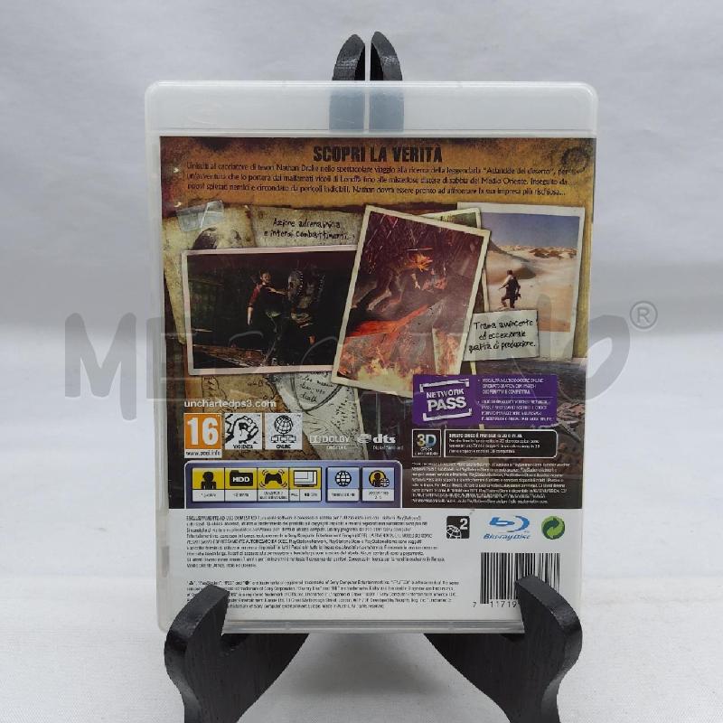 GIOCO PS 3 UNCHARTED 3 | Mercatino dell'Usato San maurizio canavese 2