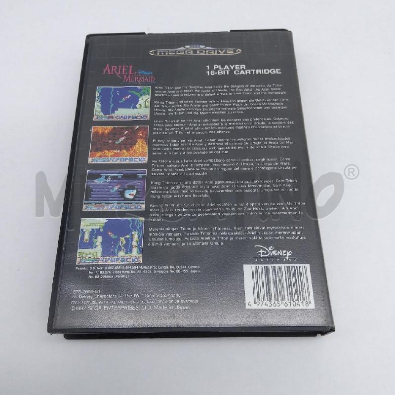 GIOCO SEGA MEGA DRIVE ARIEL  | Mercatino dell'Usato San maurizio canavese 2