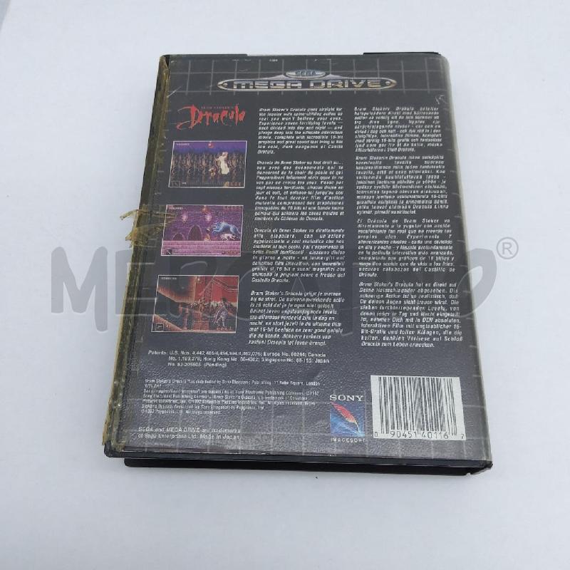 GIOCO SEGA MEGA DRIVE DRACULA VINTAGE | Mercatino dell'Usato San maurizio canavese 2
