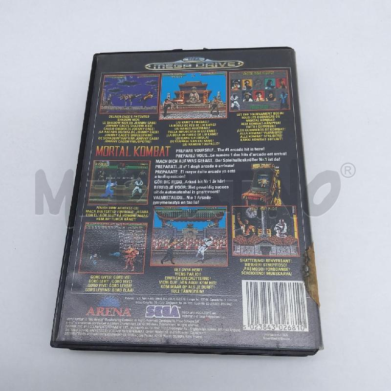 GIOCO SEGA MEGA DRIVE MORTAL KOMBAT | Mercatino dell'Usato San maurizio canavese 2