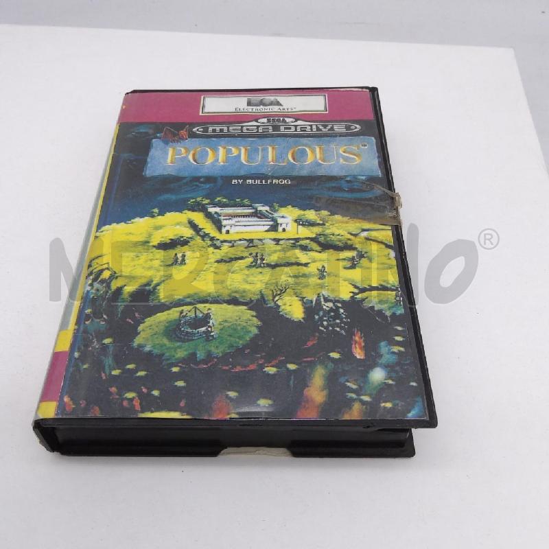 GIOCO SEGA MEGA DRIVE POPULOUS  | Mercatino dell'Usato San maurizio canavese 1