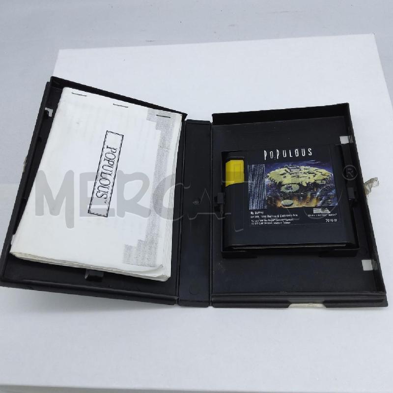 GIOCO SEGA MEGA DRIVE POPULOUS  | Mercatino dell'Usato San maurizio canavese 2