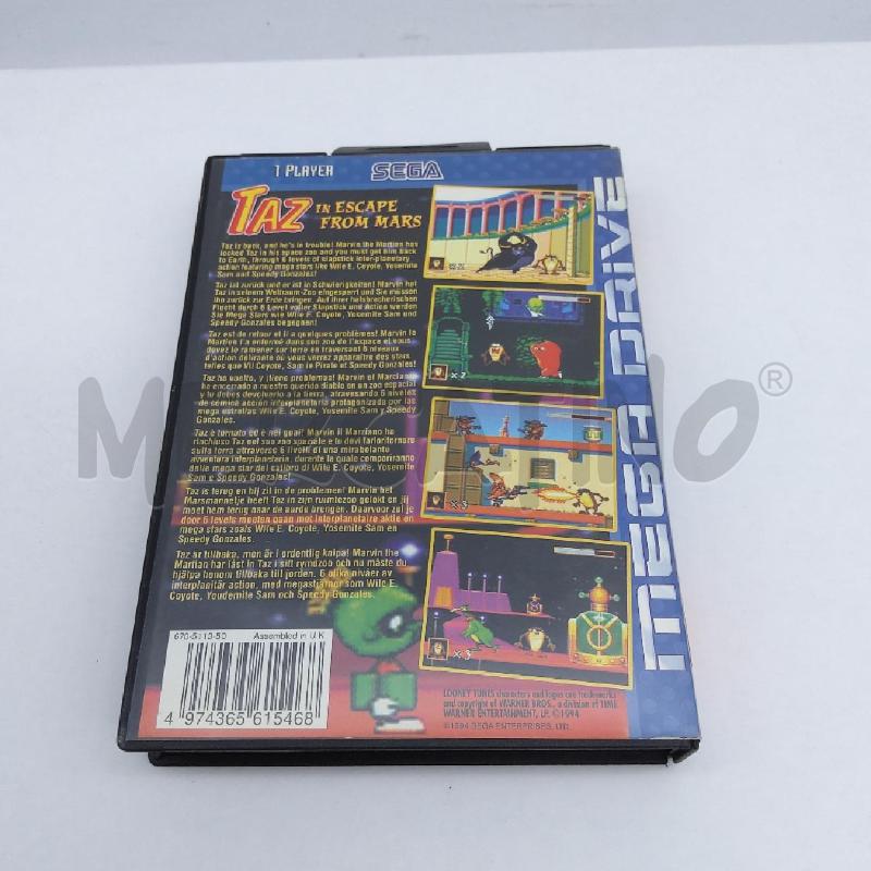 GIOCO SEGA MEGA DRIVE TAZ ESCAPE FROM MARS | Mercatino dell'Usato San maurizio canavese 3