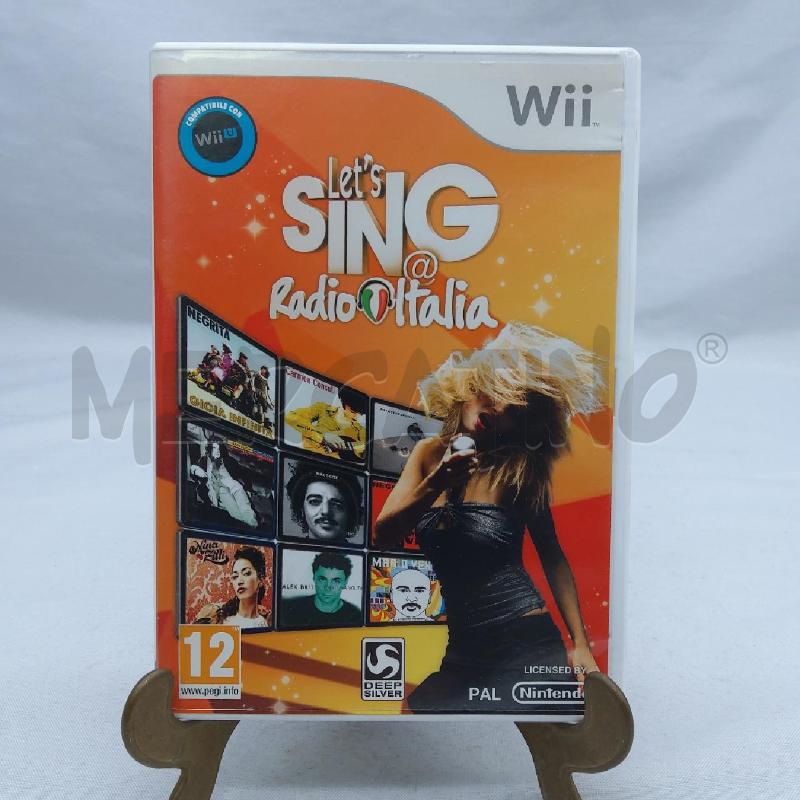 GIOCO WII LET'S SING RADIO ITALIA | Mercatino dell'Usato San maurizio canavese 1